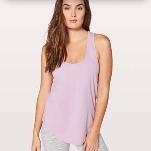 LULULEMON LOVE TANK SIZE 4 LILAC QUARTZ